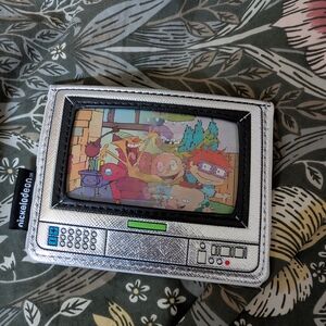 Loungefly Silver Nickelodeon TV Wallet